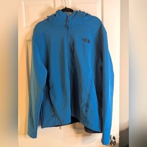 The North Face Men’s XL Blue WindWall Hooded Softshell Jacket